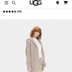 UGG cardigan sweater cozy button down sz XS